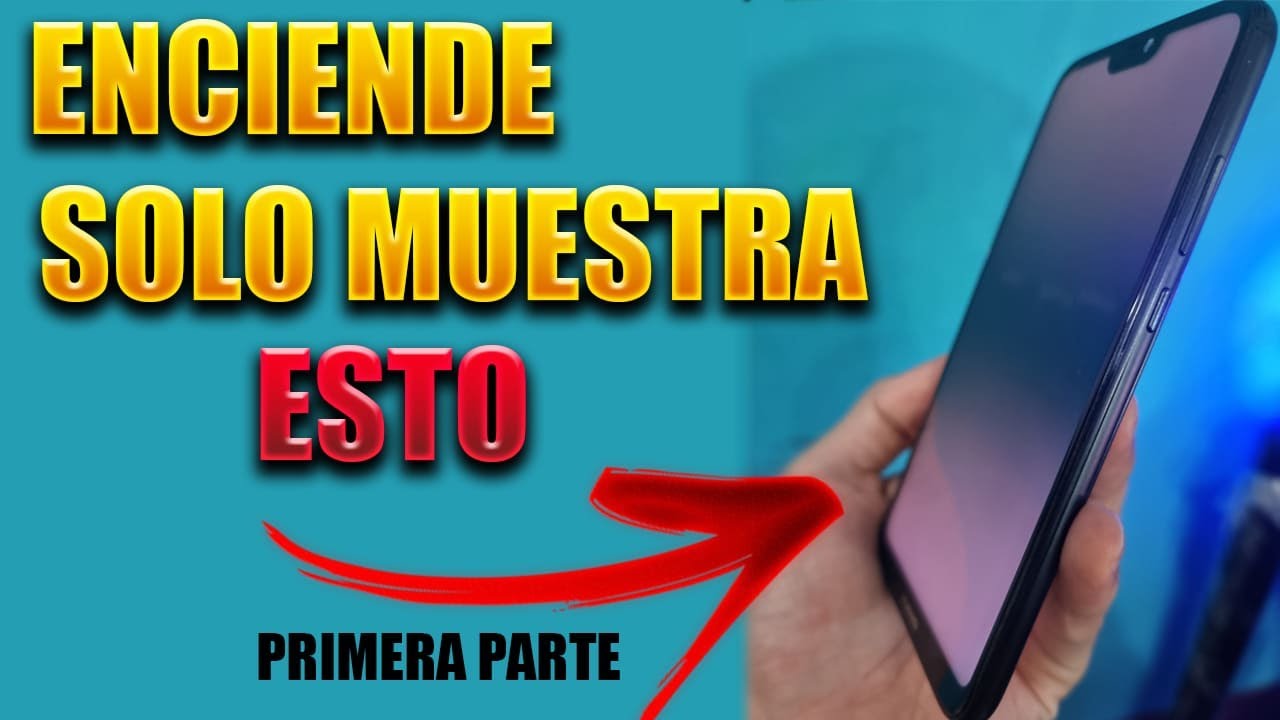 Celular con falla en imagen: Solo muestra pantalla azul