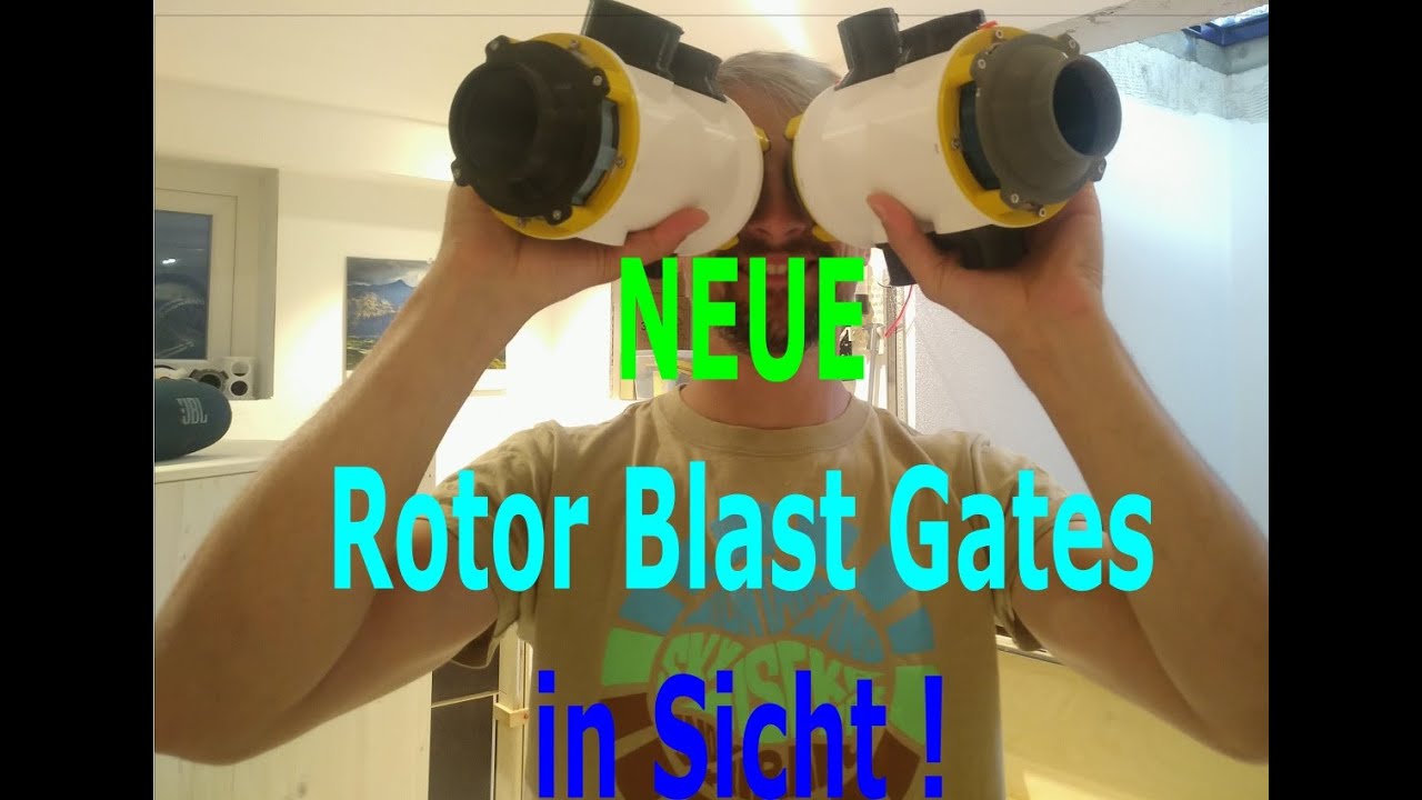 Rotor Blast Gate InPipe - Neuer Absaugverteiler