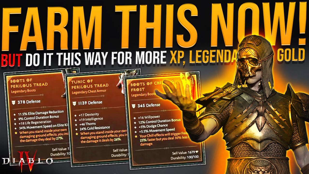 Diablo 4: INSANE SOLO FARM - New Method - Earn Easy XP, Legendaries & Gold FAST - Best Farming Guide