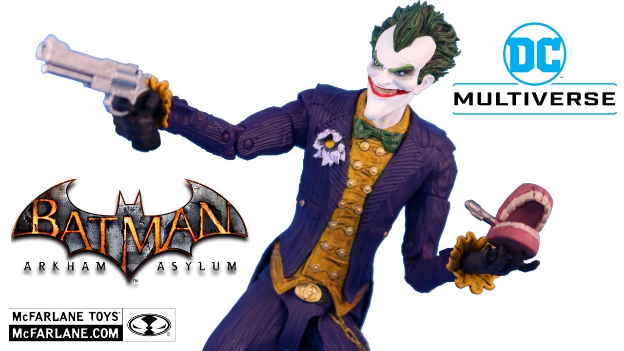 DC Multiverse CORINGA / THE JOKER ARKHAM ASYLUM McFarlane Toys Action Figure Review