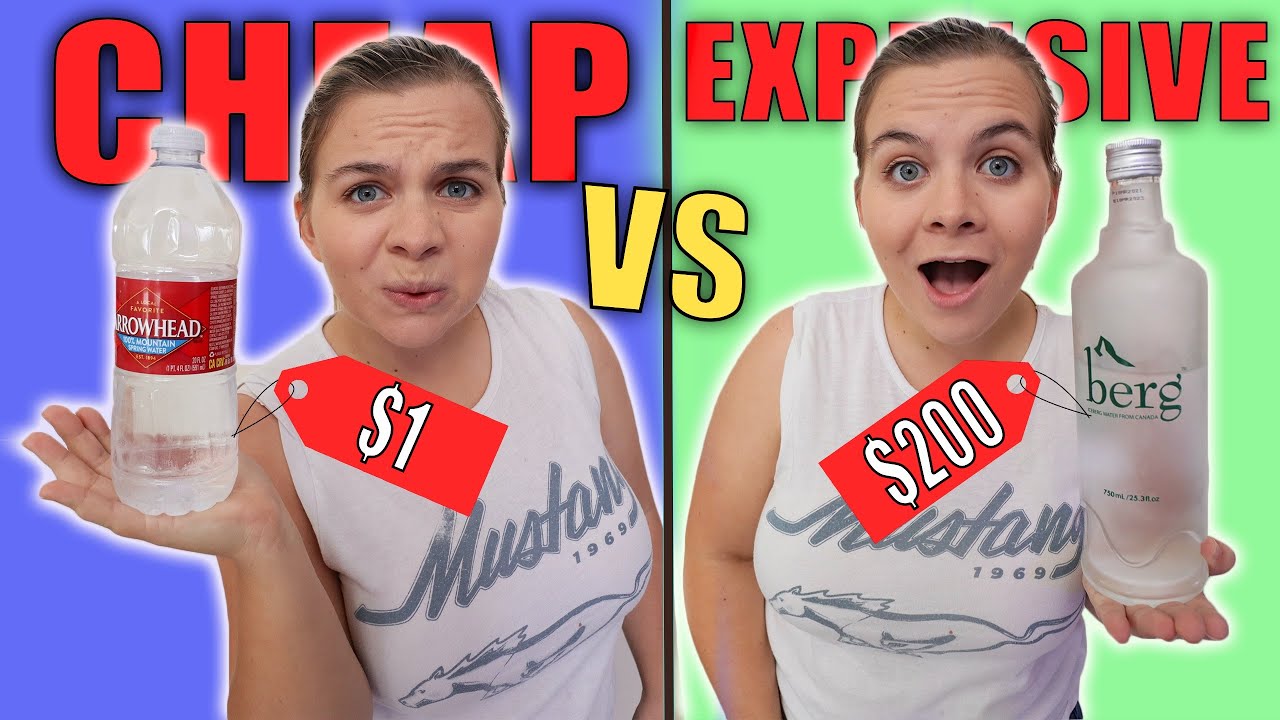 CHEAP VS EXPENSIVE WATER! $1 VS $200!