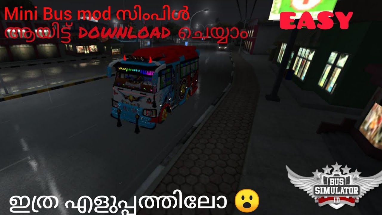How to download mini bus mod||Mahindra mini bus RAVANAPRAPHU||Bus simulator indonesia#mod #bussid