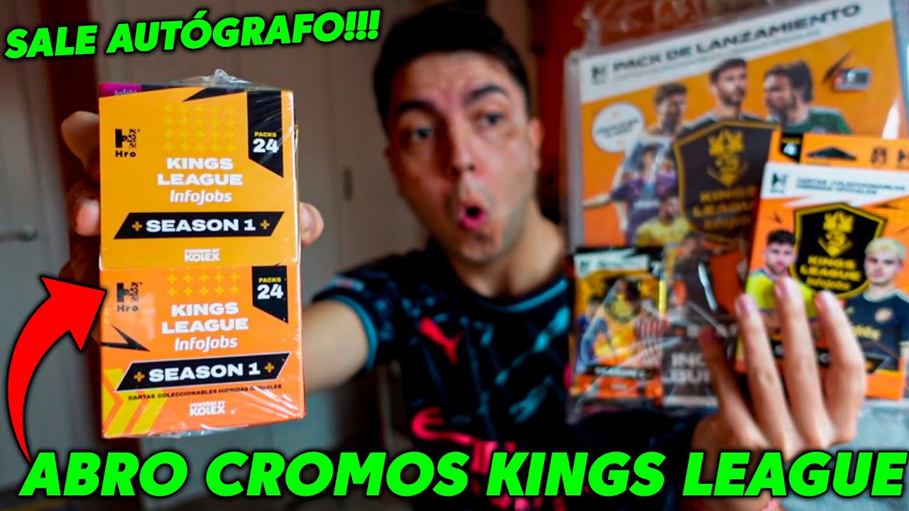 ME SALE AUTÓGRAFO!! APERTURA CROMOS KINGS LEAGUE