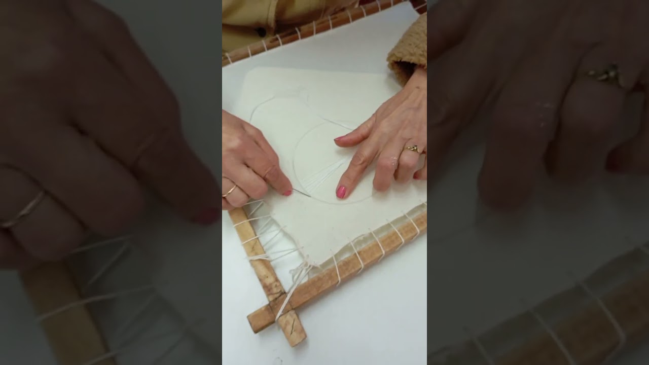 Clase N° 2 parte 1 bordado de Ñanduti. tejido de urdimbre y apyte