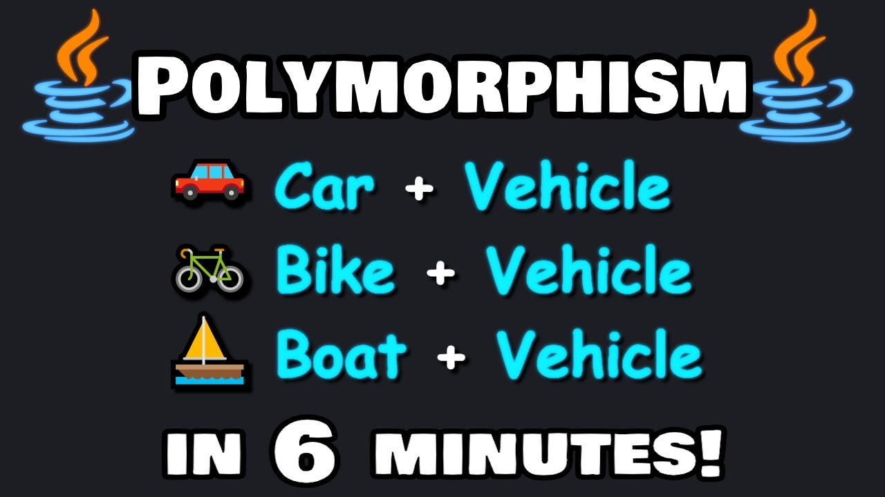 Learn POLYMORPHISM in 6 minutes! 🎭