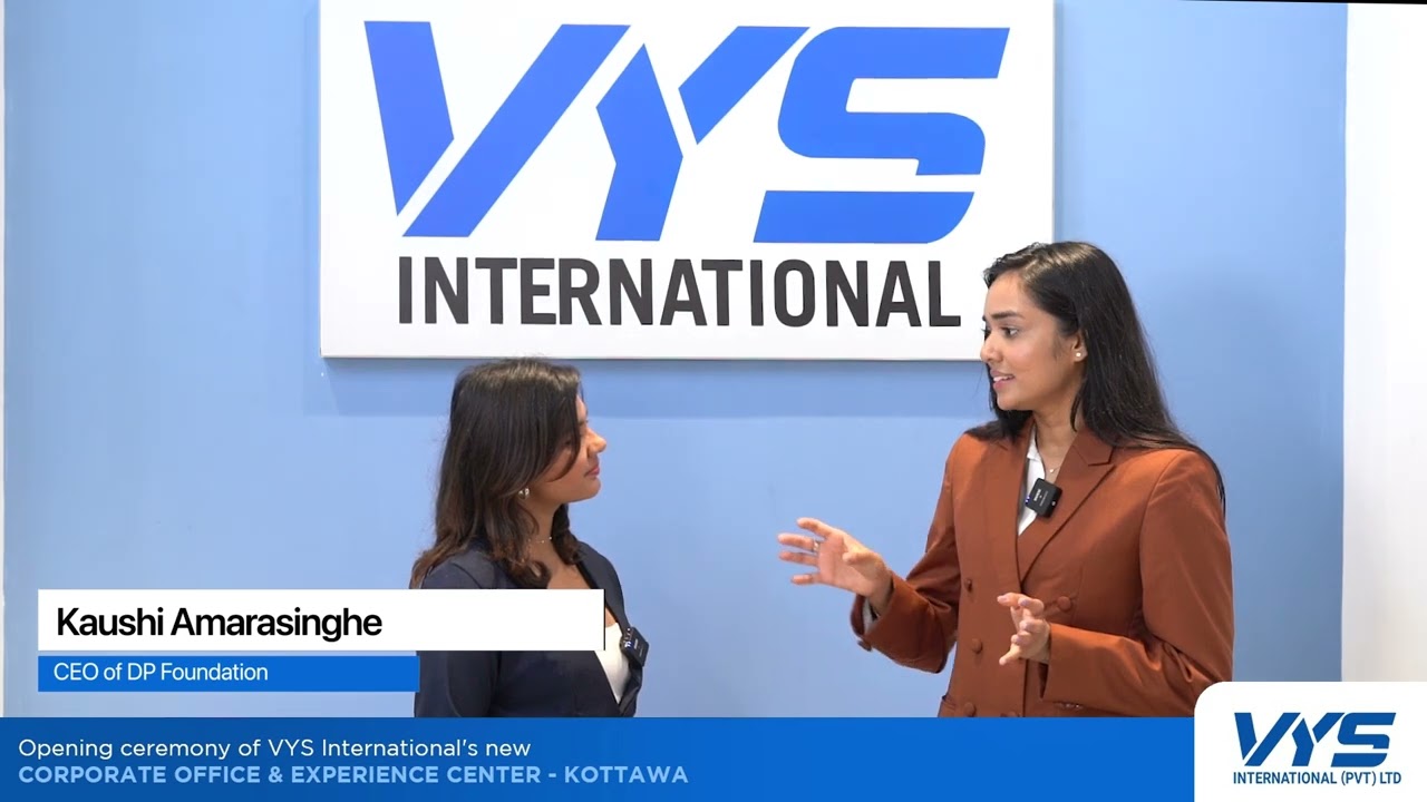 CEO of DP Foundation Ms. Kawshi Amarasinghe shares the excitement about our new Corporate Office.