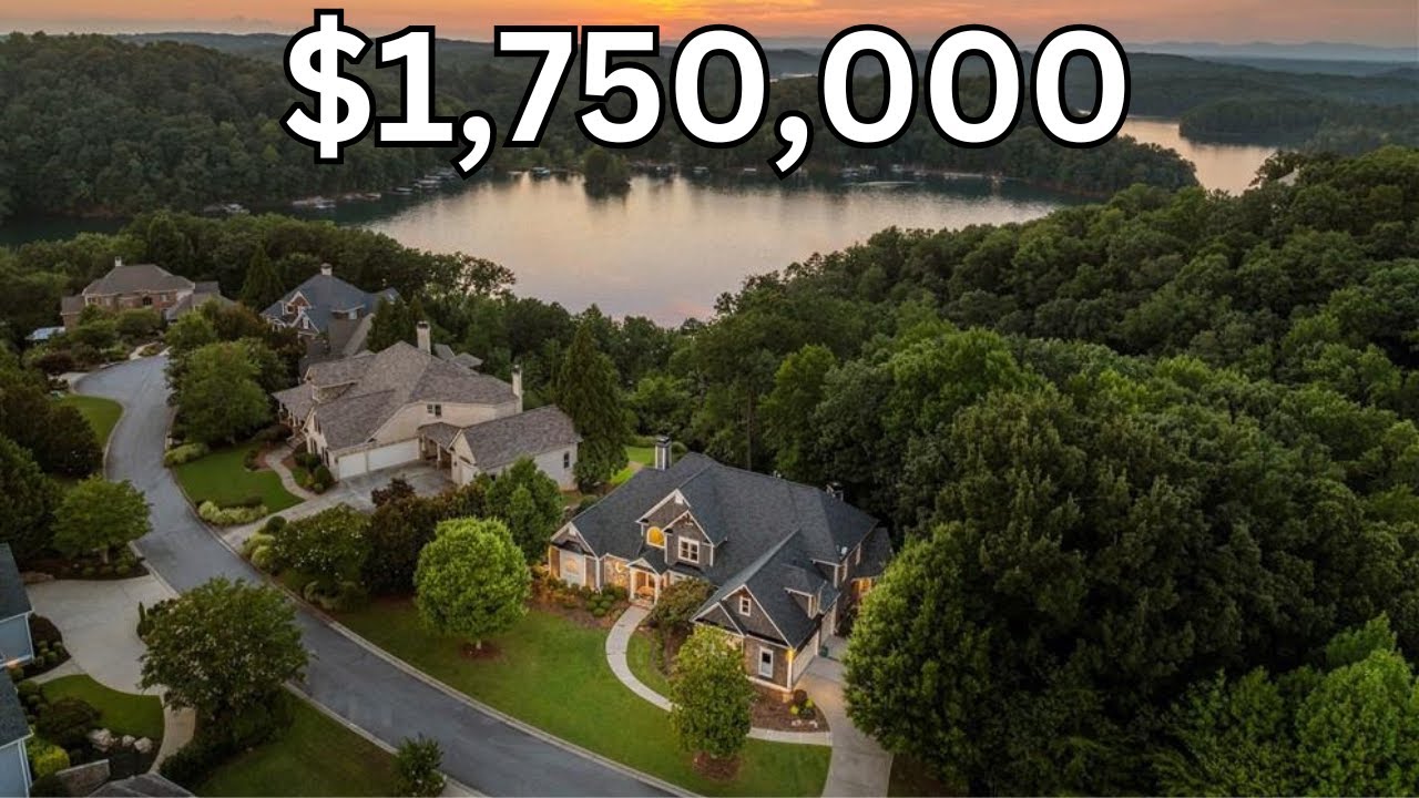 $1.75M Luxury Lake Home in Georgia on Lake Lanier I 3726 Wavespray Ct, Gainesville, GA