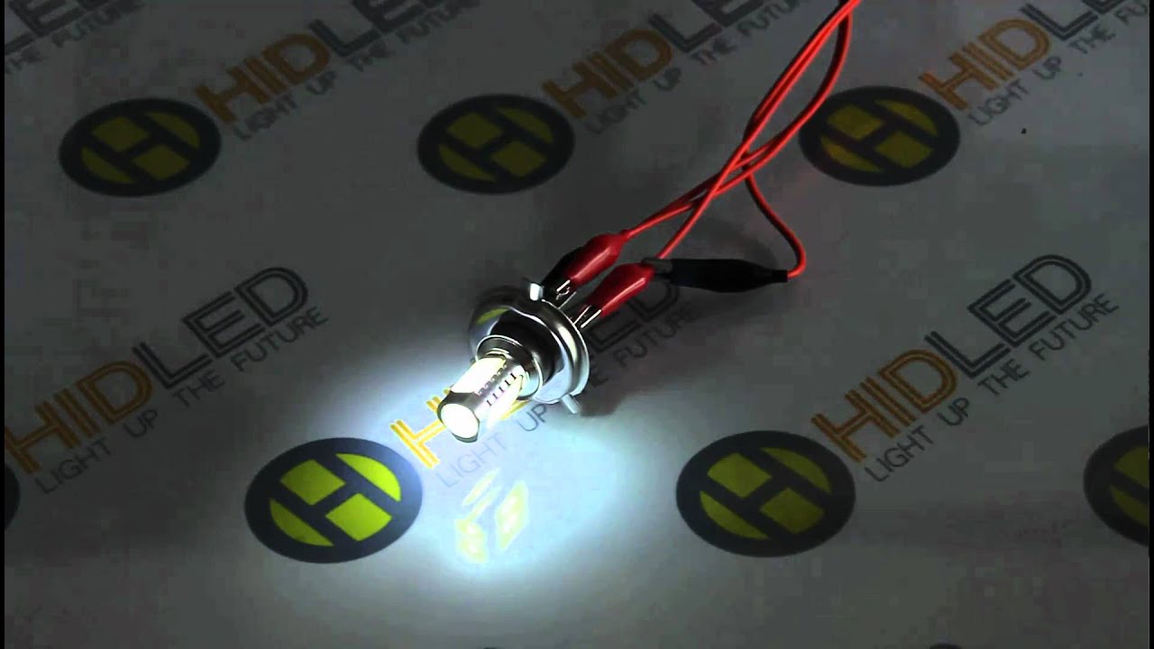 High power H4 LED Hi Lo beam car light.mov