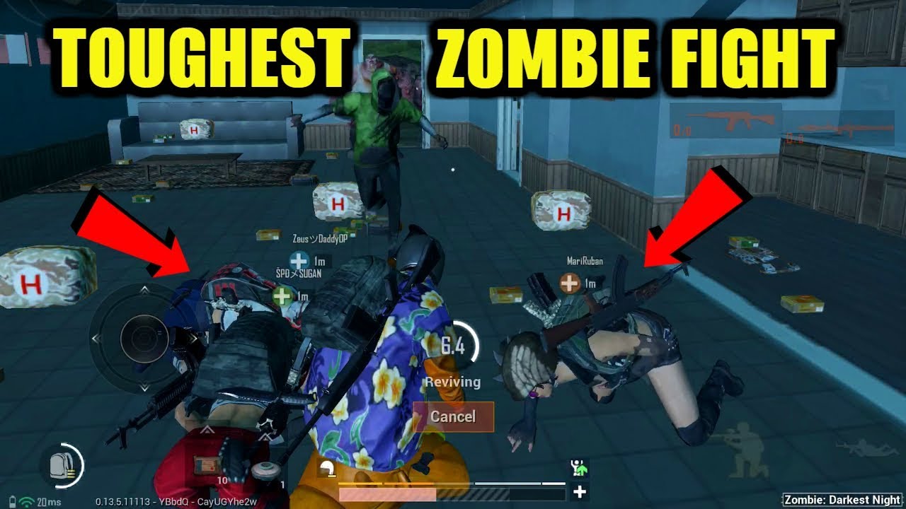 HOW I SURVIVED FROM ZOMBIES IN EVOGROUND DARKEST NIGHT MODE | PUBG Mobile