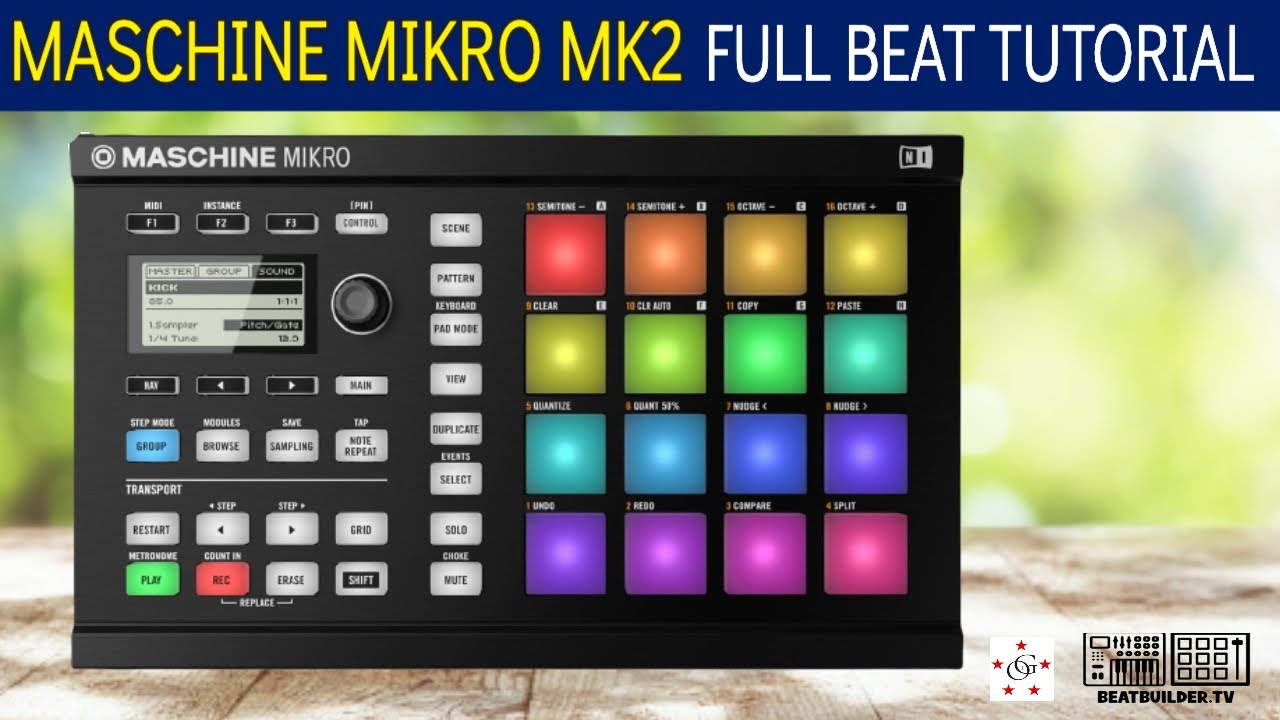 MASCHINE MIKRO MK2 |  Basic Overview, Walkthrough and Review