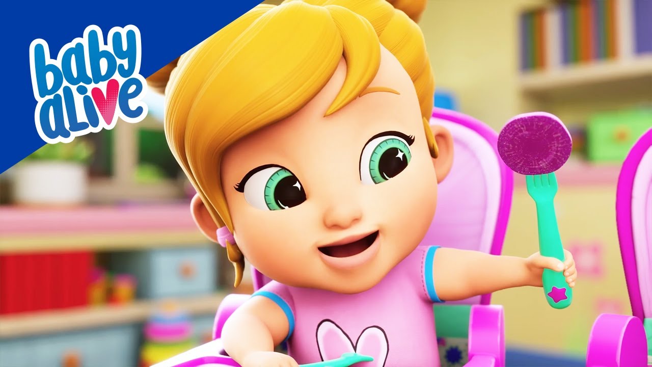Baby Alive Official 🍽 Baby Lulu Loves To Snack 🍪 Kids Videos 💕