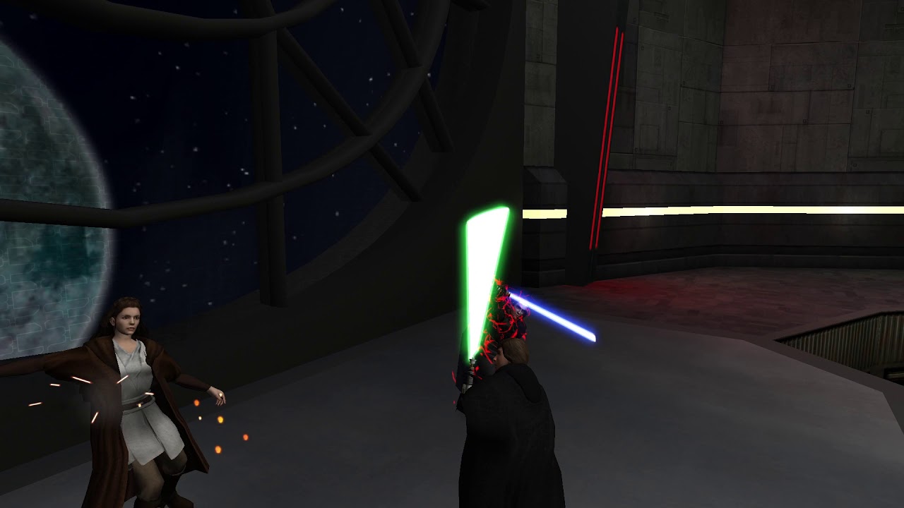 Dark Empire (Movie Duels Remastered) Luke Skywalker and Leia Organa vs Emperor Palpatine Clone