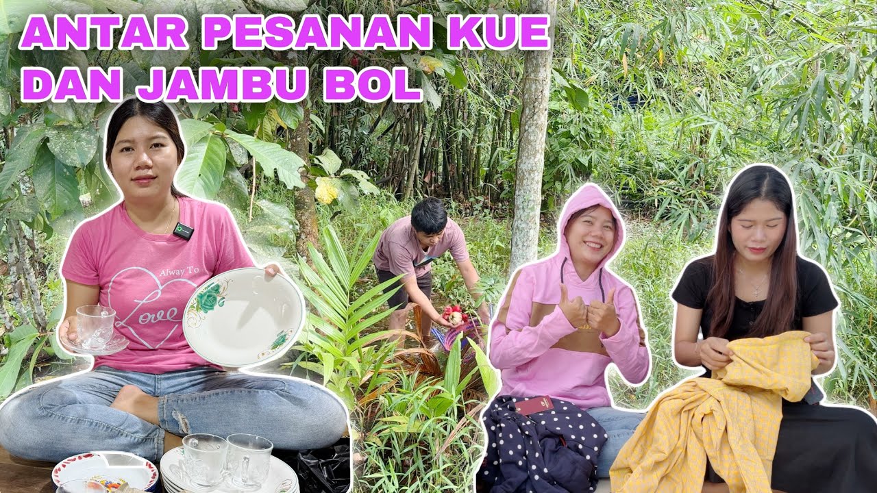 ANTAR PESANAN KUE DAN NASTAR LANJUT KERUMAH PONTIANAK UNBOXING PAKET SAMA NOVI