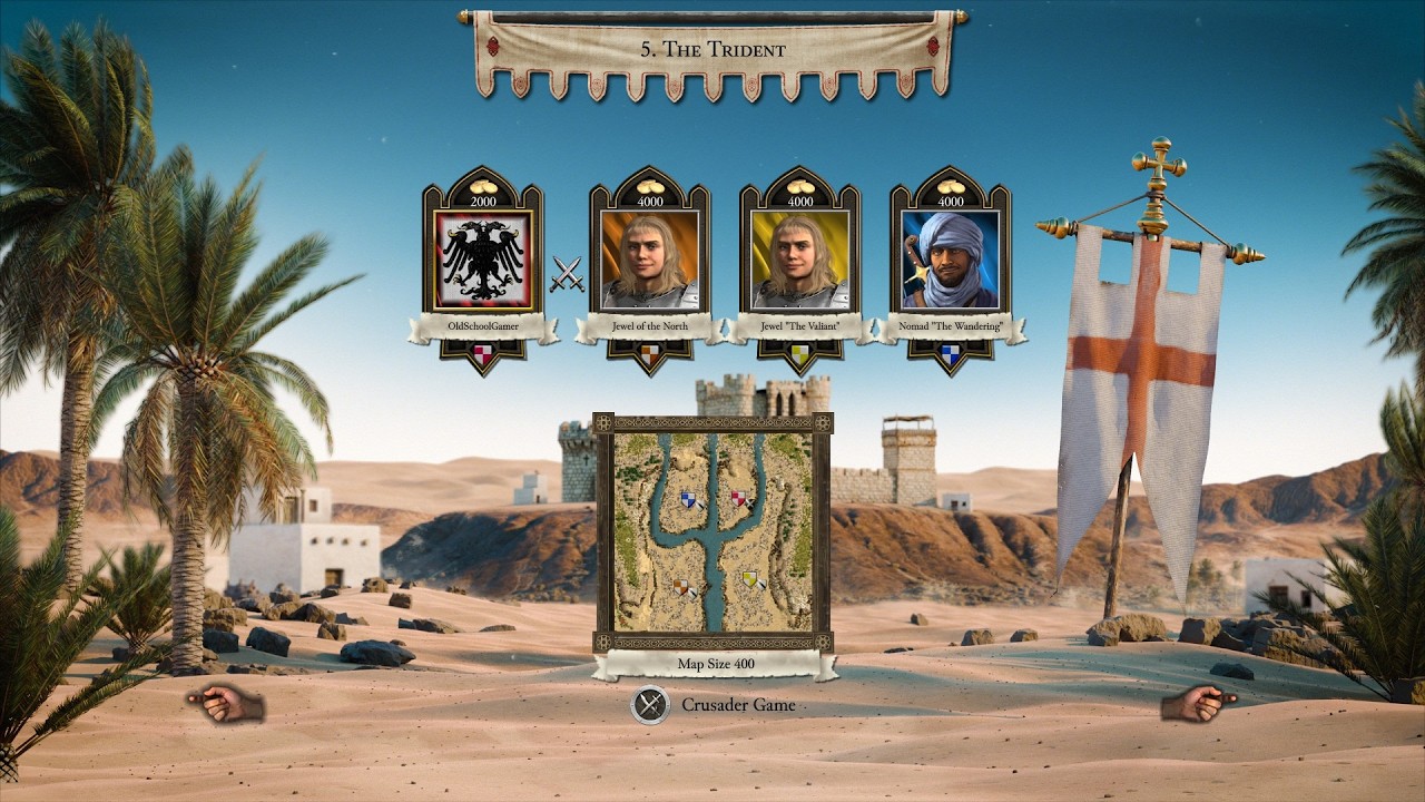 Trail of the Jackal (Very Hard) 5: The Trident - Stronghold Crusader Definitive Edition