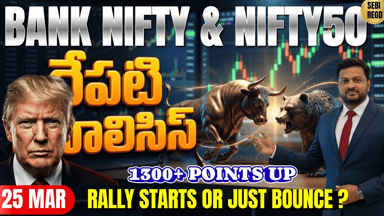 Daily Analysis Bank nifty Prediction | Nifty50 Post & Pre Market Analysis #telugutradershyam