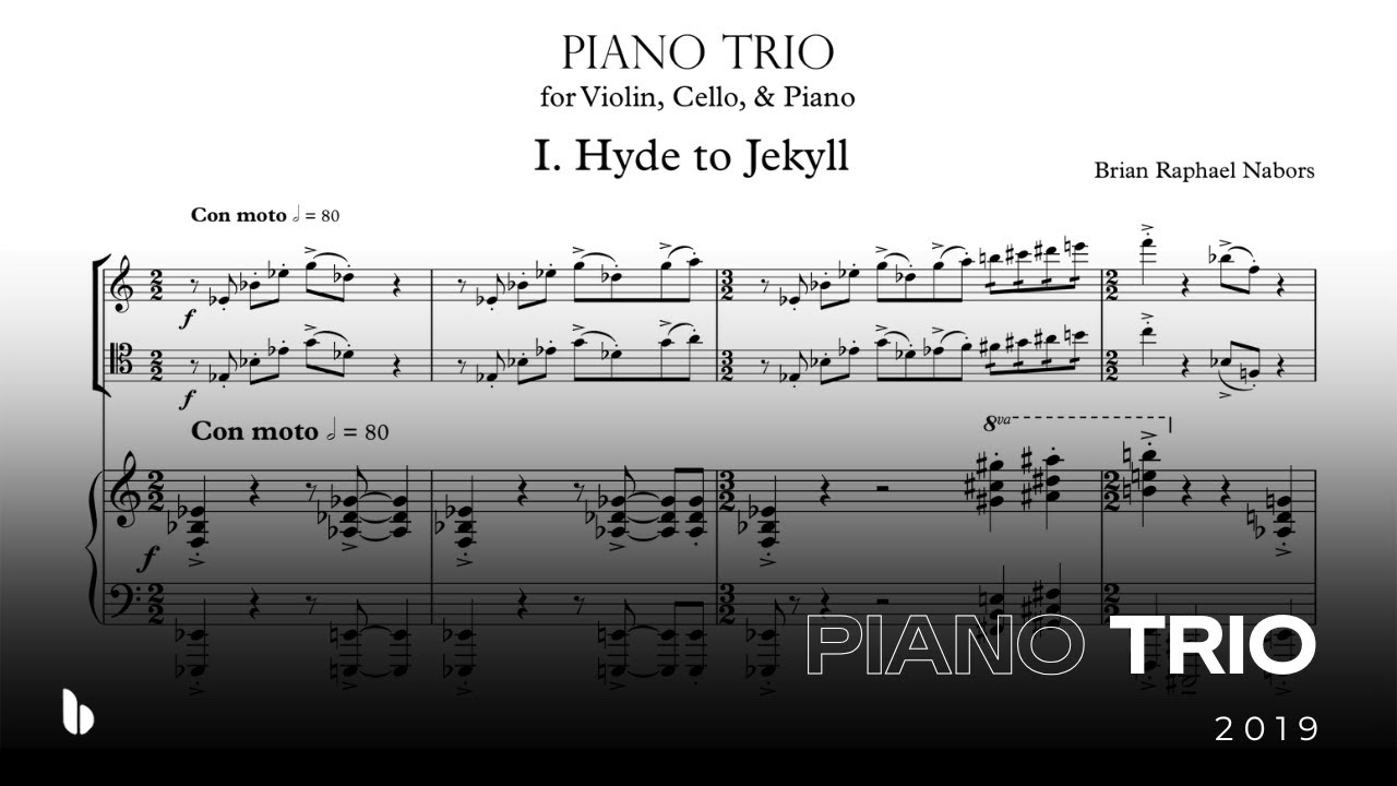 Piano Trio (2019) | Brian Raphael Nabors