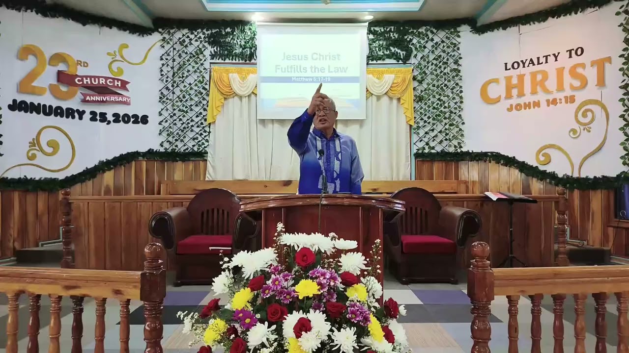 Morning Sermon: Jesus Christ Fulfills The Law