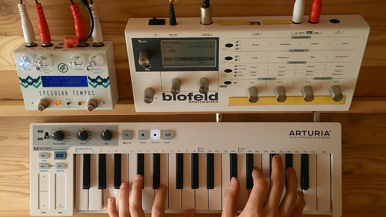 Dawn In Antarctica - Ambient Synth Jam (Blofeld, Specular Tempus, Keystep)