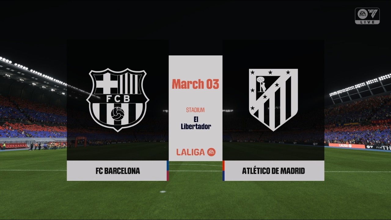 BARCELONA vs ATLETICO MADRID 🔥 La Liga Thriller!