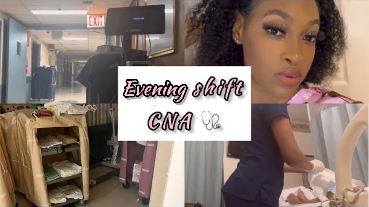Day in the life of an evening shift CNA 3PM-11PM + what it entails !