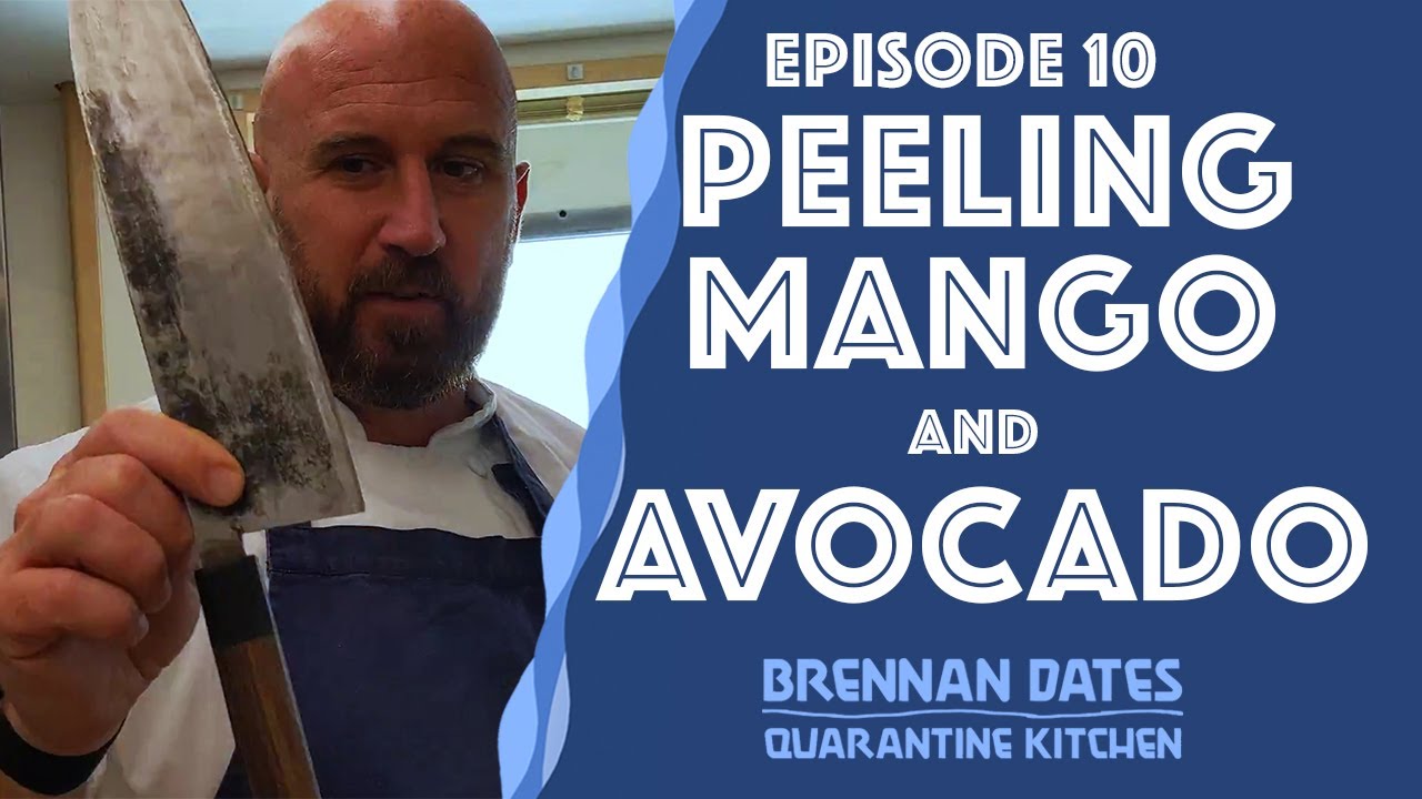 Quarantine Kitchen Episode 10 - Cleaning Mangos and Avocados quickly using only a chefs knife