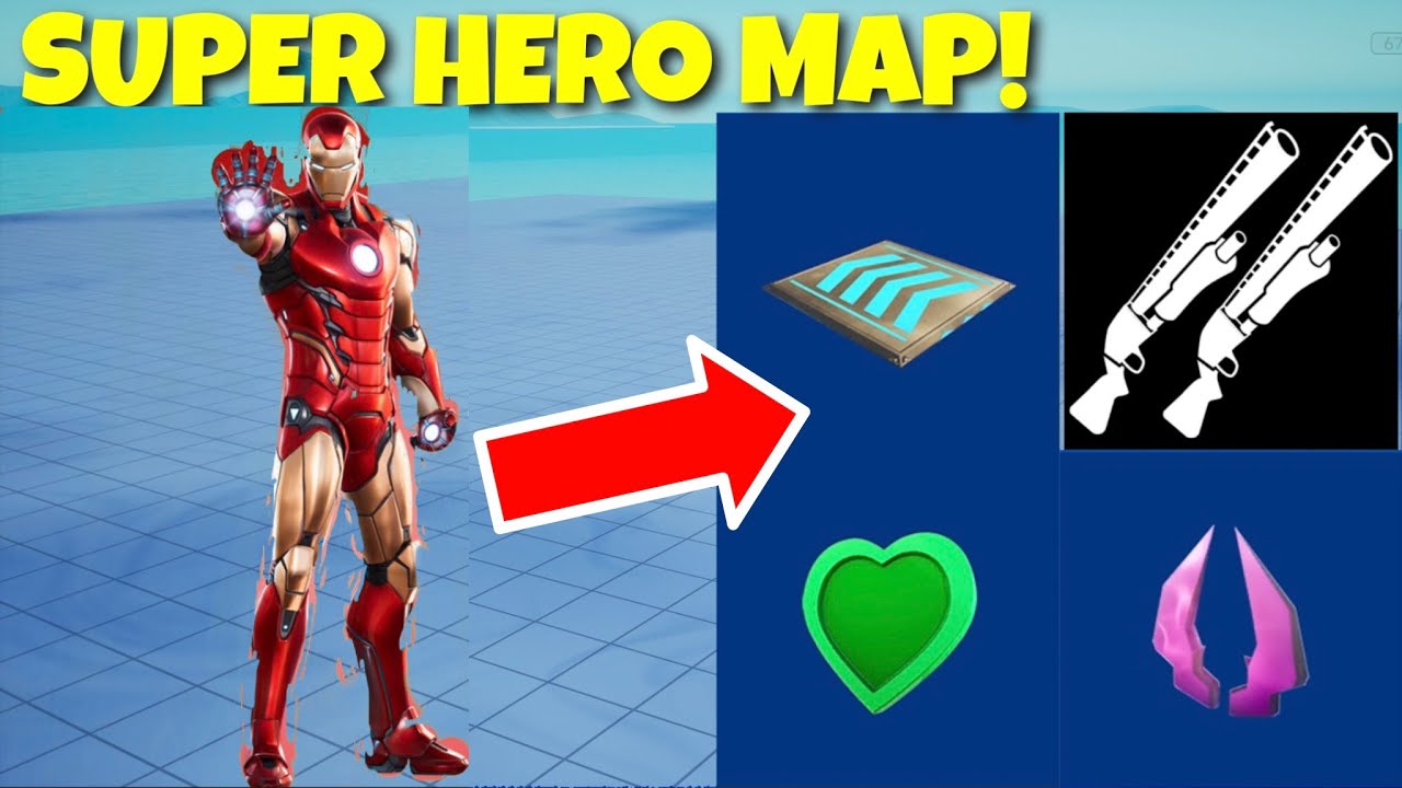Как создать карту «Битва зон/война супергероев» в Fortnite Creative 1.0 (расширенное руководство)