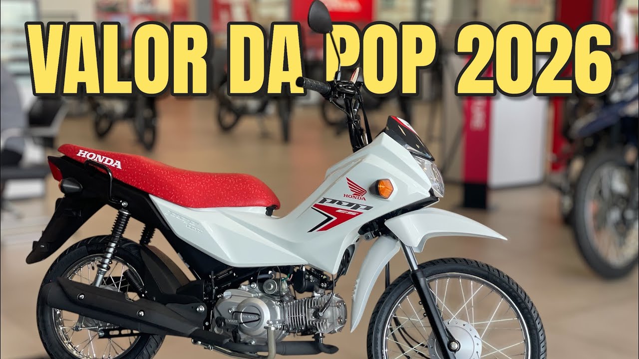 Quanto Custa a Pop 110i? Preço Atual + Melhor Tabela de Consórcio Honda 👀