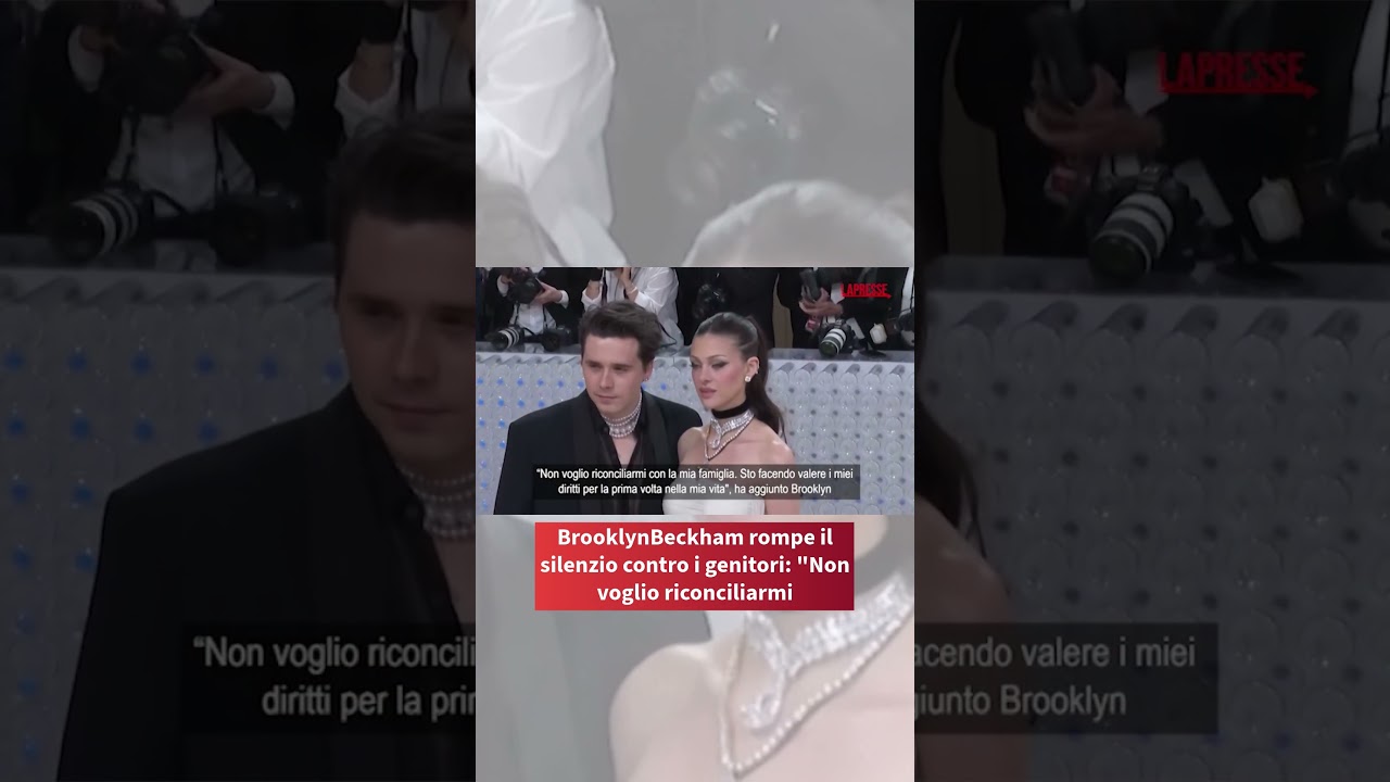 Brooklyn Beckham: accuse shock a David e Victoria  #lapresse