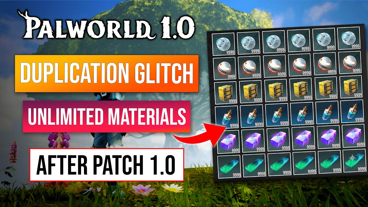 ✅ PALWORLD ITEM DUPLICATION GLITCH ✅ | NEW DUPE GLITCH AFTER 1.0 | UNLIMITED MATERIALS!