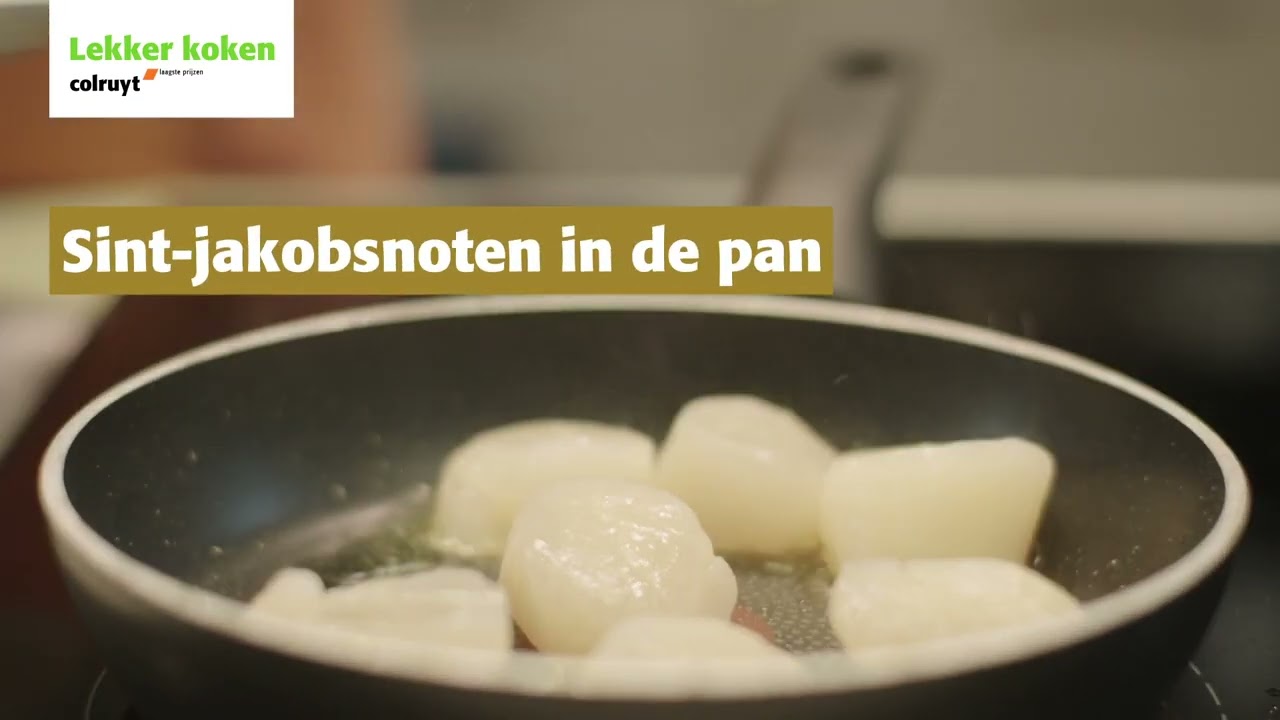 Recept &ndash; Sint-jakobsnoten met aardpeerpuree en pastinaakchips - Colruyt