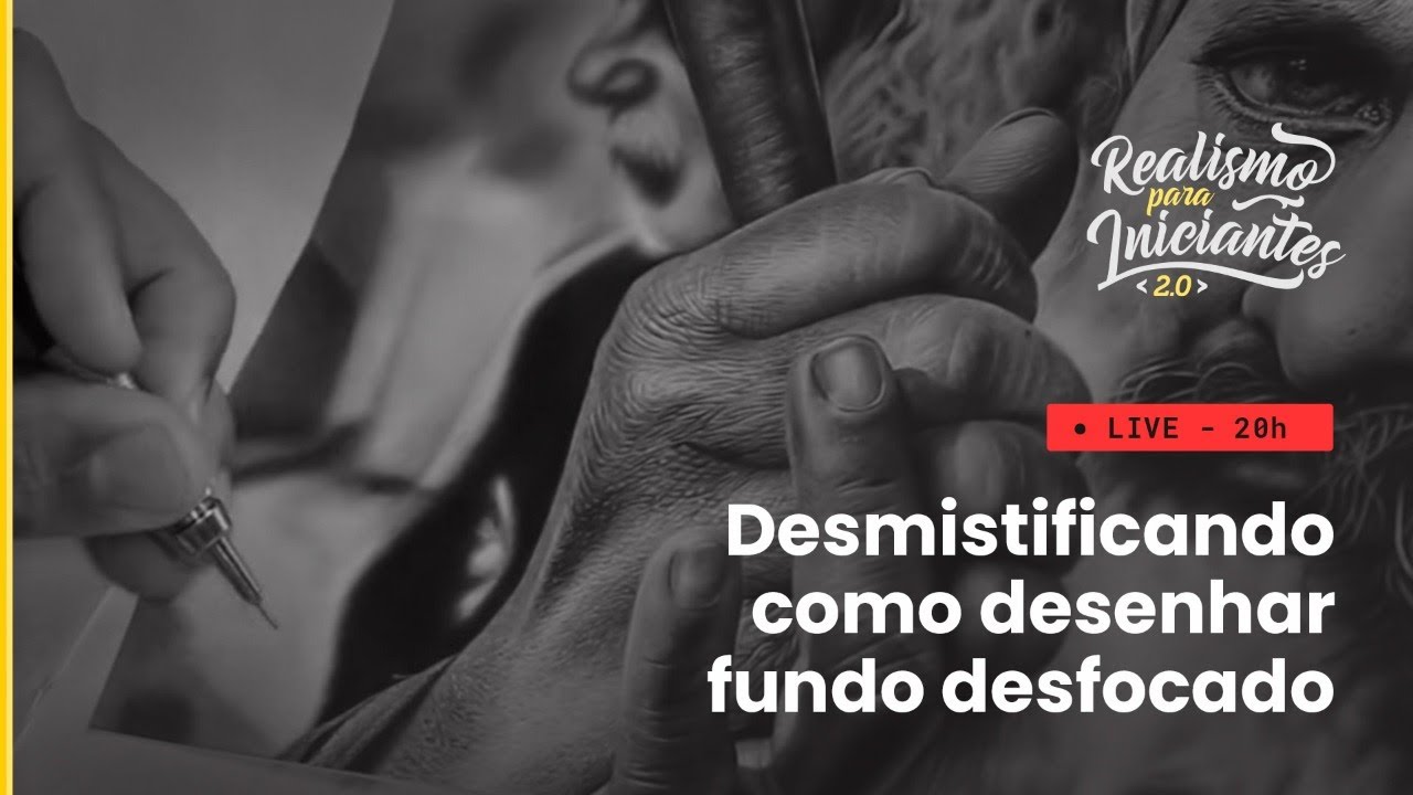 Live - Desmistificando como desenhar fundo desfocado | Vídeo Aula