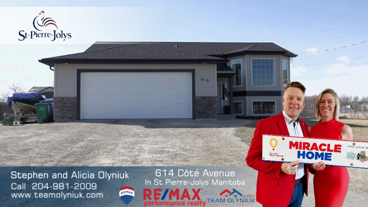 614 Côté Avenue in St Pierre-Jolys Manitoba with Team Olyniuk