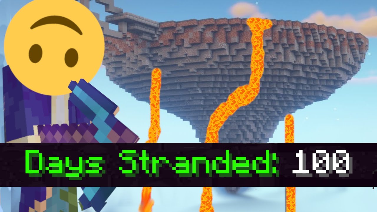 How I Survived 100 Days in One Block Skyblock