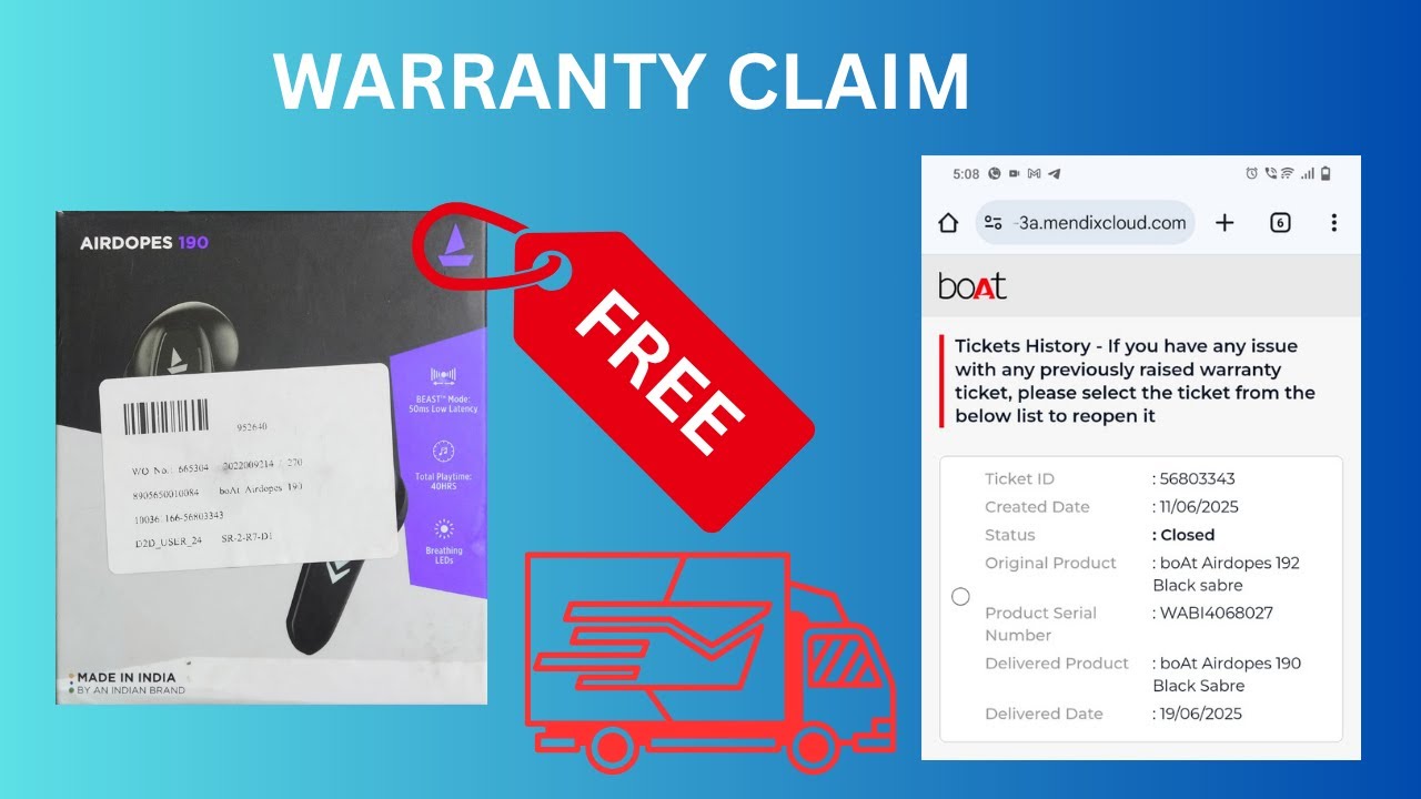 BOAT Warranty claim ✅ | Real Proof + Full Guide! #BOATWARRANTY