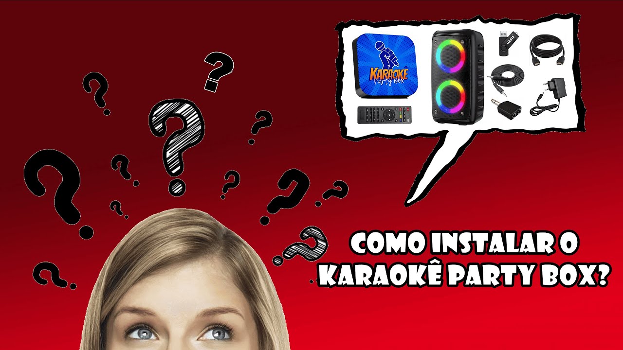 Como instalar corretamente o Karaokê Party Box?