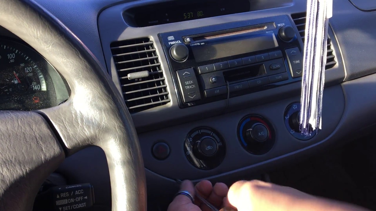 How to change A/C climate control lights 2002-2006 Toyota Camry