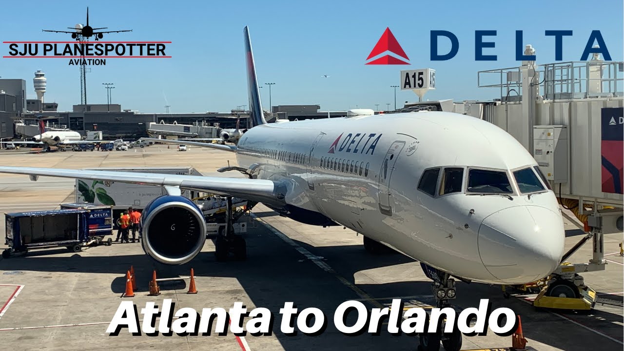Delta Air Lines 757-200 Flight | Atlanta (ATL) to Orlando (MCO)