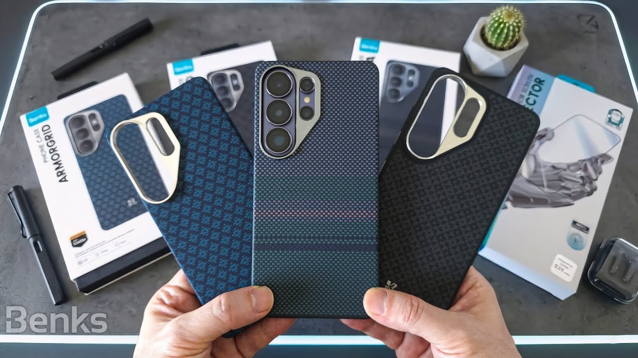 Лучшие аксессуары для Galaxy S26 Ultra от Best Benks — чехлы из кевлара + защитная пленка с антиб...