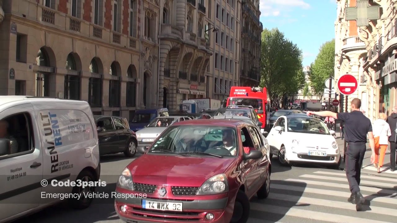 BSPP PS 97 (circulation difficile) // Paris Fire Dept. Rescue
