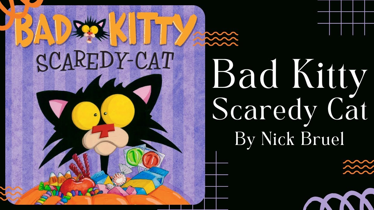 🐈‍⬛ Bad Kitty Scaredy Cat 🐈‍⬛ Halloween Stories for Kids Read Aloud [ READ ALONG VIDEO ]