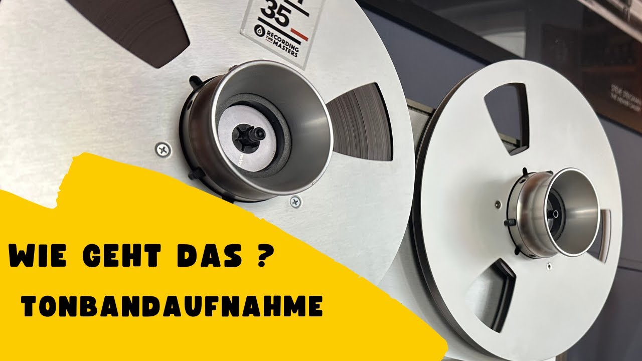 Weihnachtstonband selbst aufnehmen, Aufnahme auf Tonband, AKAI 625GX
