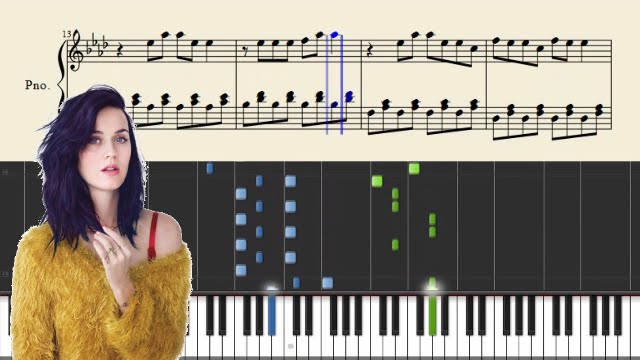 Katy Perry - Firework - Piano Tutorial + Sheets