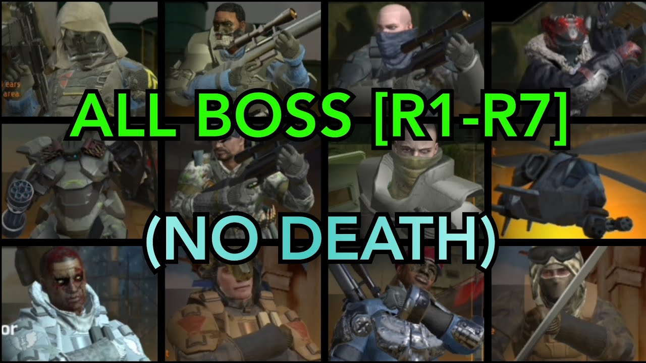 Kill Shot Bravo All Boss (No Death) [R1-R7]
