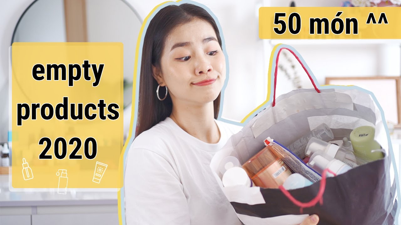Empty Products ♡ 50 Món Dùng Hết Sạch Sành Sanh ♡ Quin