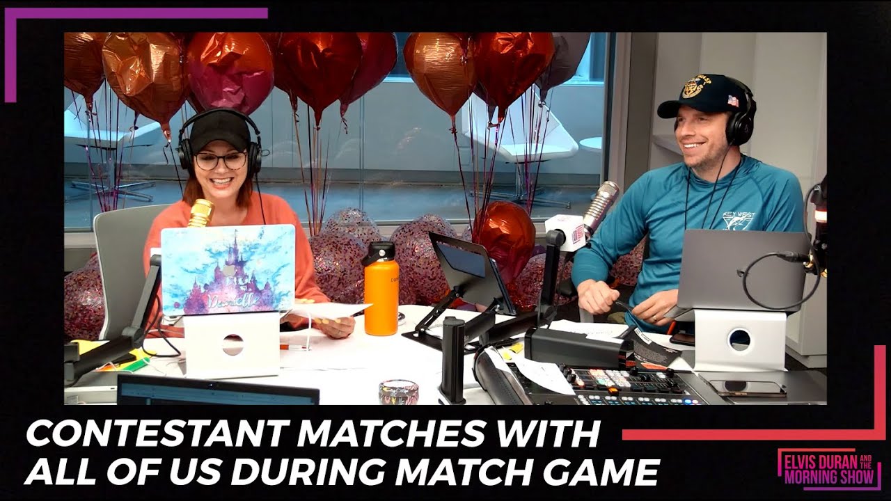 Contestant Matches With All of Us During Match Game | Elvis Duran Exclusive