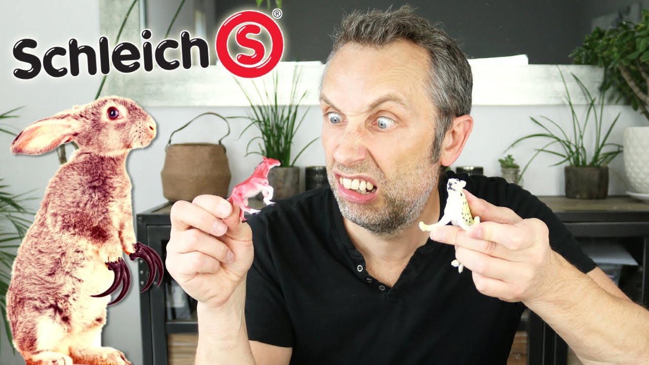 Papounet remplace ses animaux tout pourris par de MAGNIFIQUES et TRÈS RÉALISTES figurines SCHLEICH !