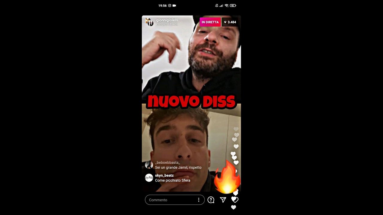 JAMIL entra nella DIRETTA di GIONNI GIOIELLI e ascolta il DISS in anteprima.