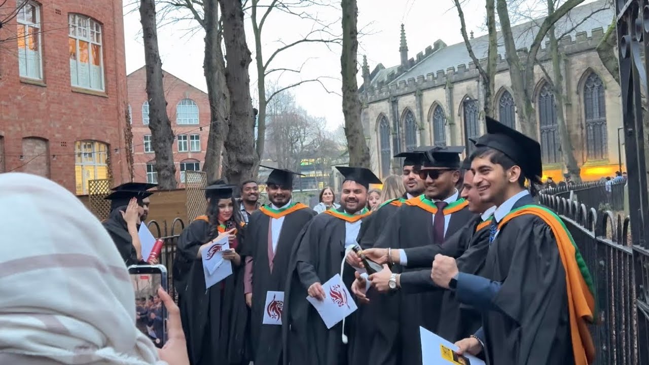 Friend s convocation celebrating in 🇬🇧uk| #uk#uklife #rajkot #porbandarnews #ahemdabad #celebration 