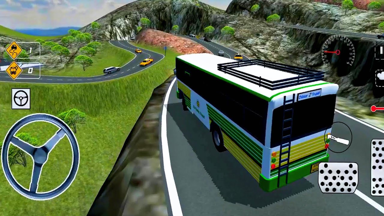 RTC Bus Driver : Ghat Road Drive Chittoor to Tirupati - Android Gameplay