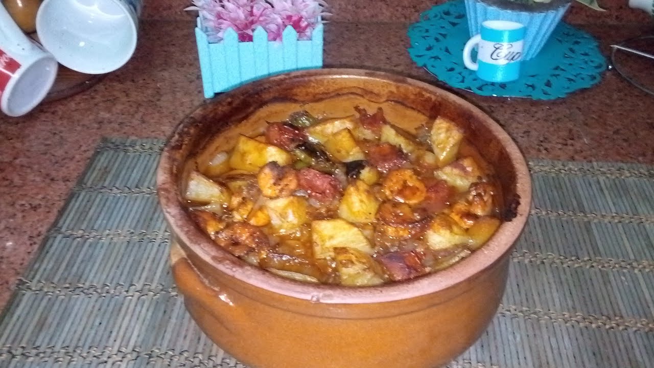 طاجن جمبرى بالبطاطس حكايه 😋🤗